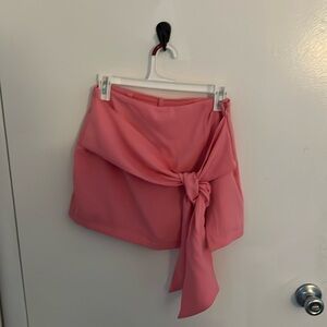 Pink Skirt with shorts underneath
